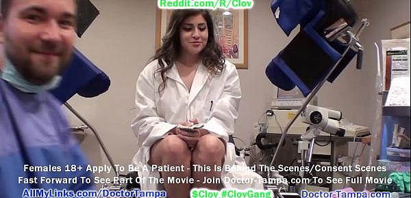  $CLOV Glove In As Doctor Tampa While Experimenting On Human Guinea Pigs Like Sophia Valentina @CaptiveClinic.com